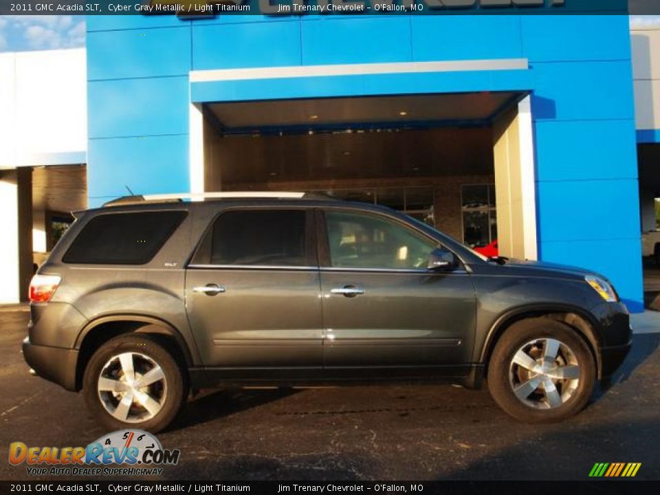2011 GMC Acadia SLT Cyber Gray Metallic / Light Titanium Photo #1
