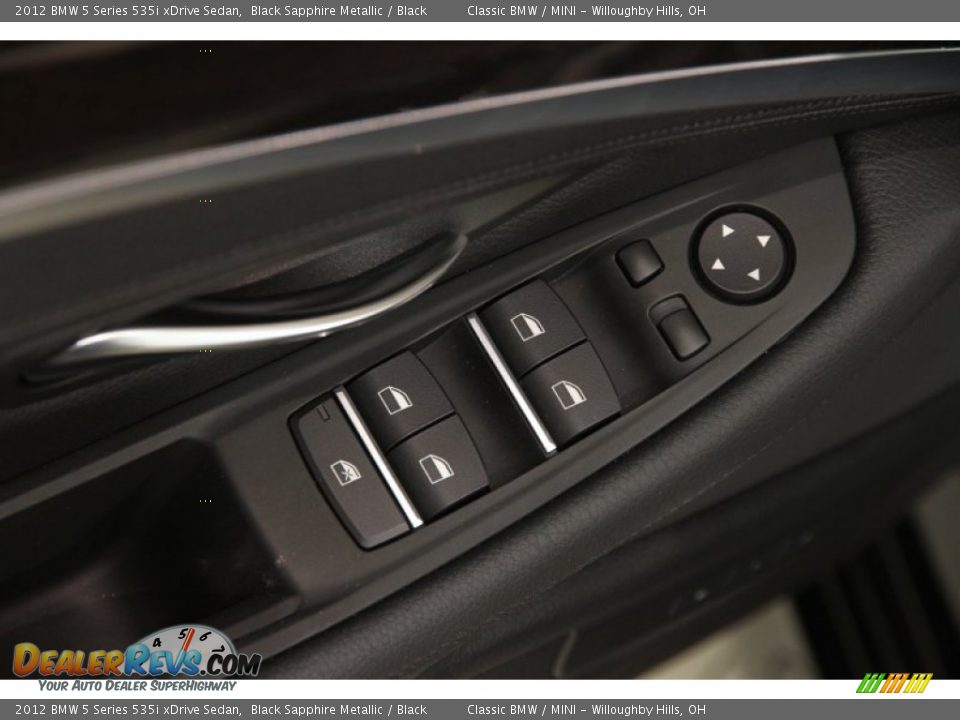 2012 BMW 5 Series 535i xDrive Sedan Black Sapphire Metallic / Black Photo #6