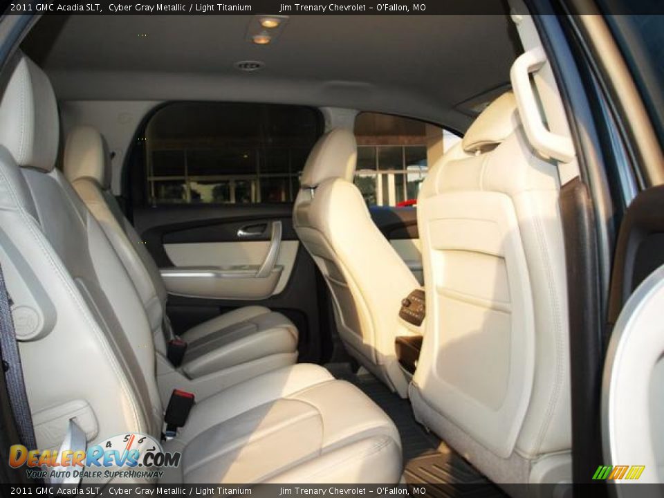 2011 GMC Acadia SLT Cyber Gray Metallic / Light Titanium Photo #8