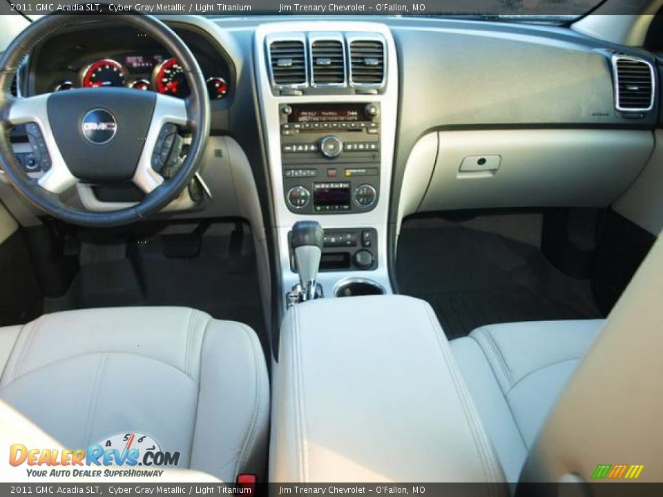 2011 GMC Acadia SLT Cyber Gray Metallic / Light Titanium Photo #9