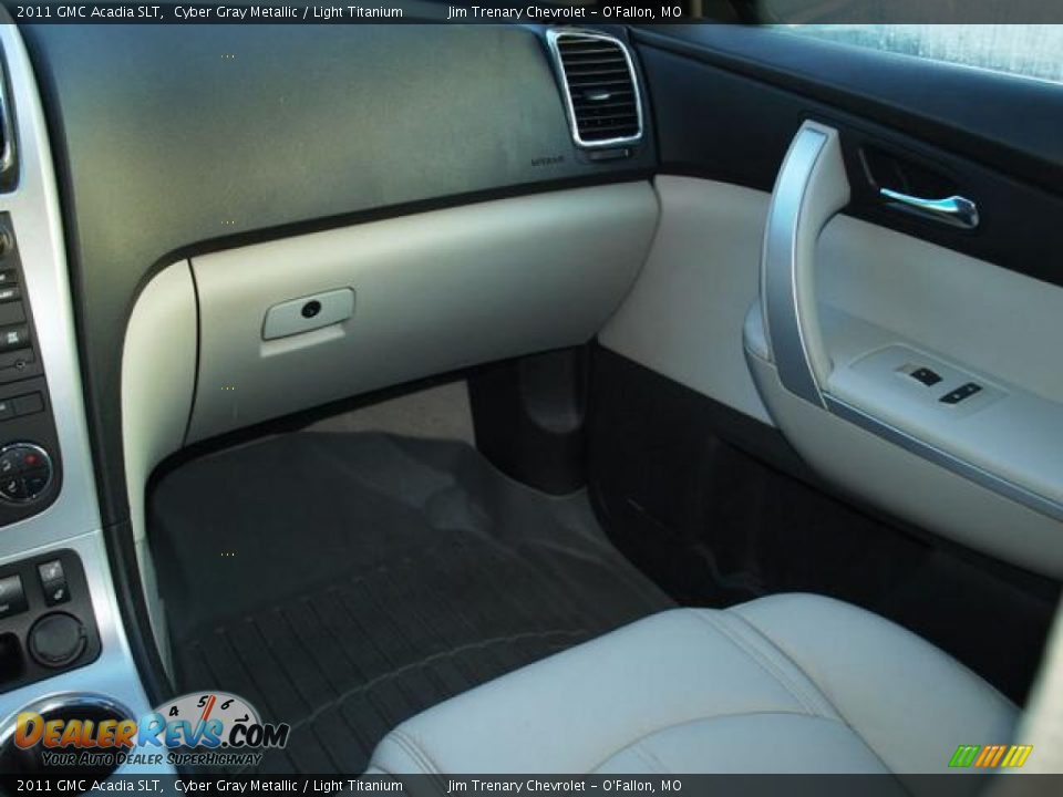 2011 GMC Acadia SLT Cyber Gray Metallic / Light Titanium Photo #12