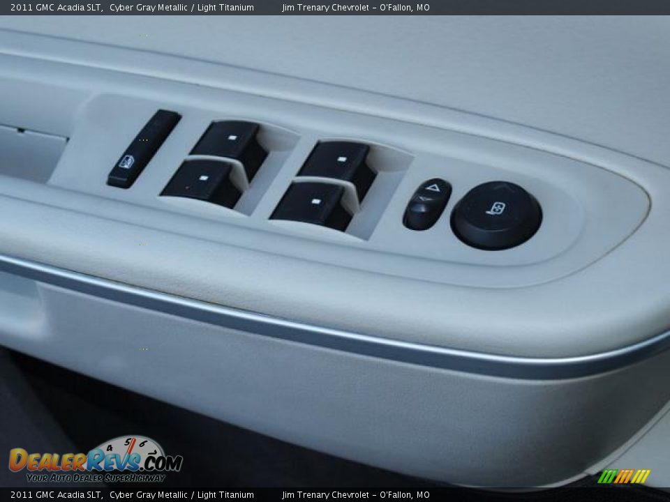 2011 GMC Acadia SLT Cyber Gray Metallic / Light Titanium Photo #14