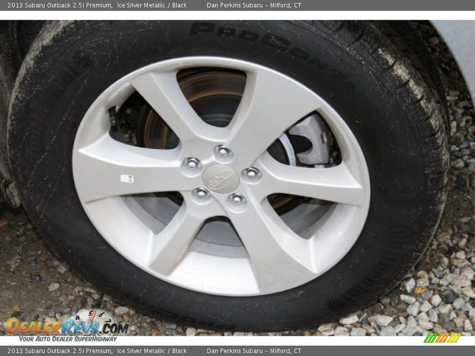 2013 Subaru Outback 2.5i Premium Ice Silver Metallic / Black Photo #23