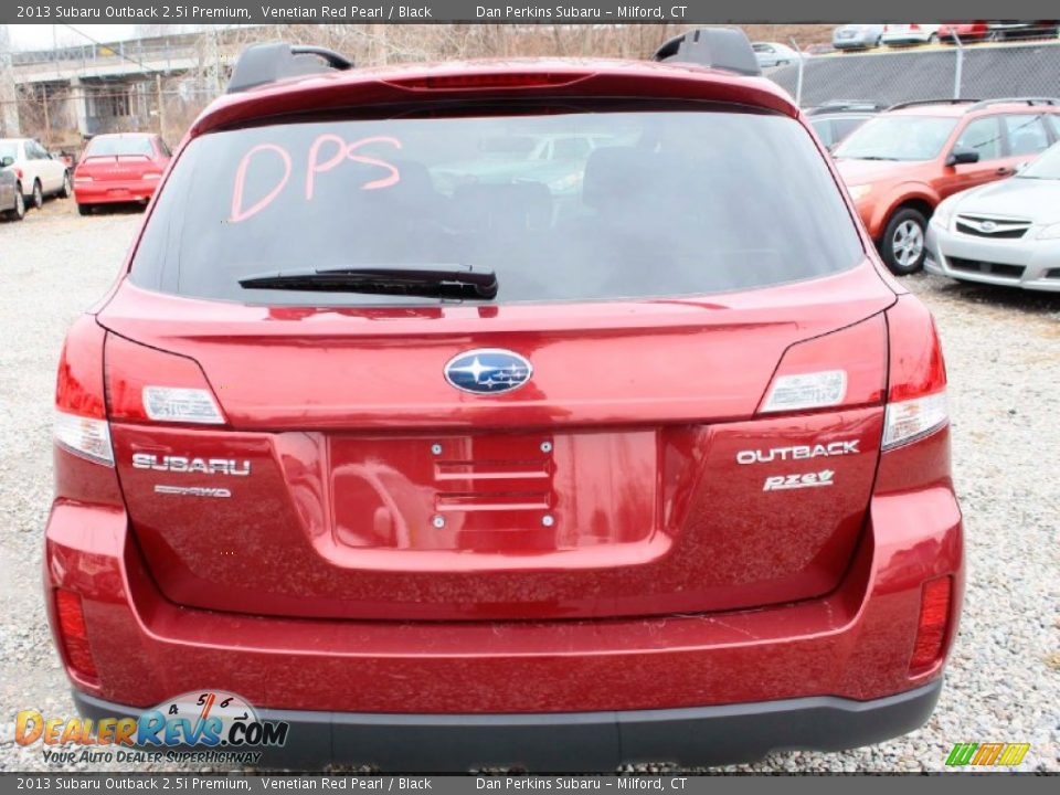 2013 Subaru Outback 2.5i Premium Venetian Red Pearl / Black Photo #7