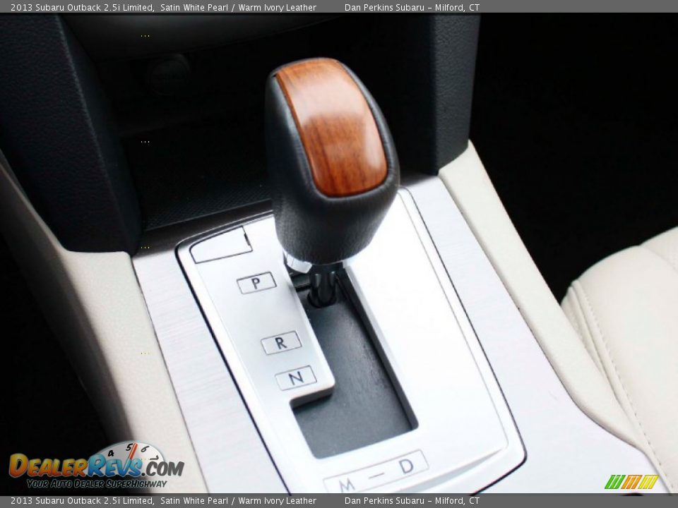 2013 Subaru Outback 2.5i Limited Satin White Pearl / Warm Ivory Leather Photo #13