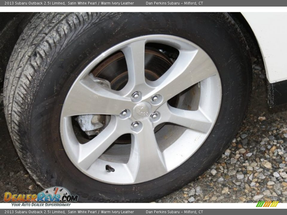 2013 Subaru Outback 2.5i Limited Satin White Pearl / Warm Ivory Leather Photo #22