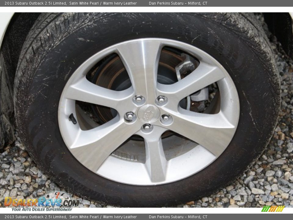 2013 Subaru Outback 2.5i Limited Satin White Pearl / Warm Ivory Leather Photo #24
