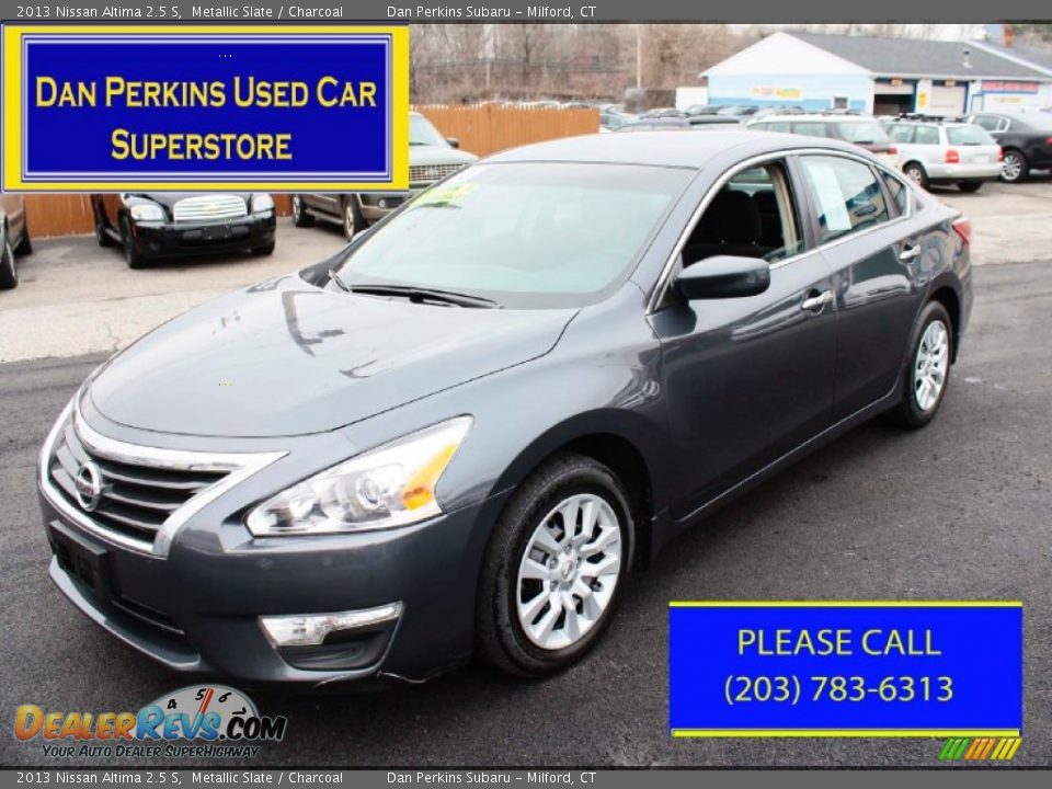 2013 Nissan Altima 2.5 S Metallic Slate / Charcoal Photo #1