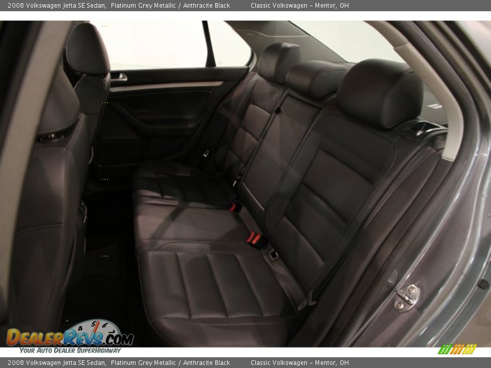 2008 Volkswagen Jetta SE Sedan Platinum Grey Metallic / Anthracite Black Photo #13
