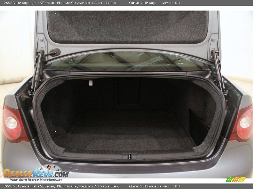 2008 Volkswagen Jetta SE Sedan Platinum Grey Metallic / Anthracite Black Photo #16