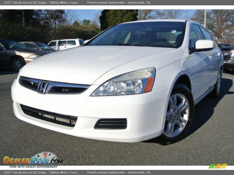 2007 Honda Accord SE Sedan Taffeta White / Ivory Photo #1