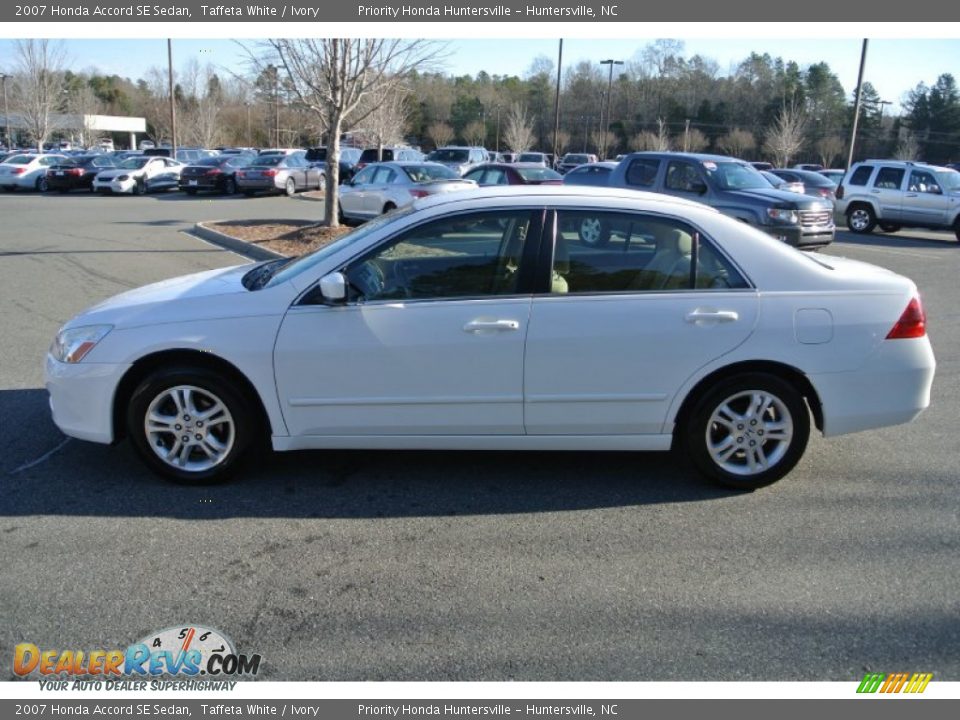 2007 Honda Accord SE Sedan Taffeta White / Ivory Photo #3