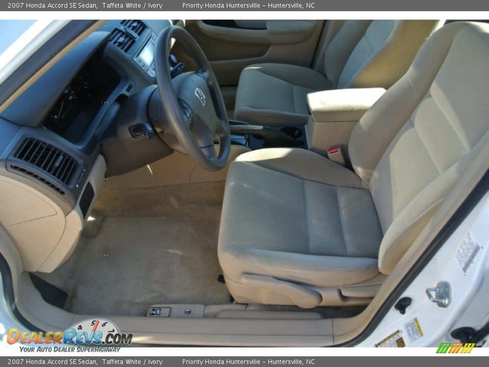 2007 Honda Accord SE Sedan Taffeta White / Ivory Photo #8