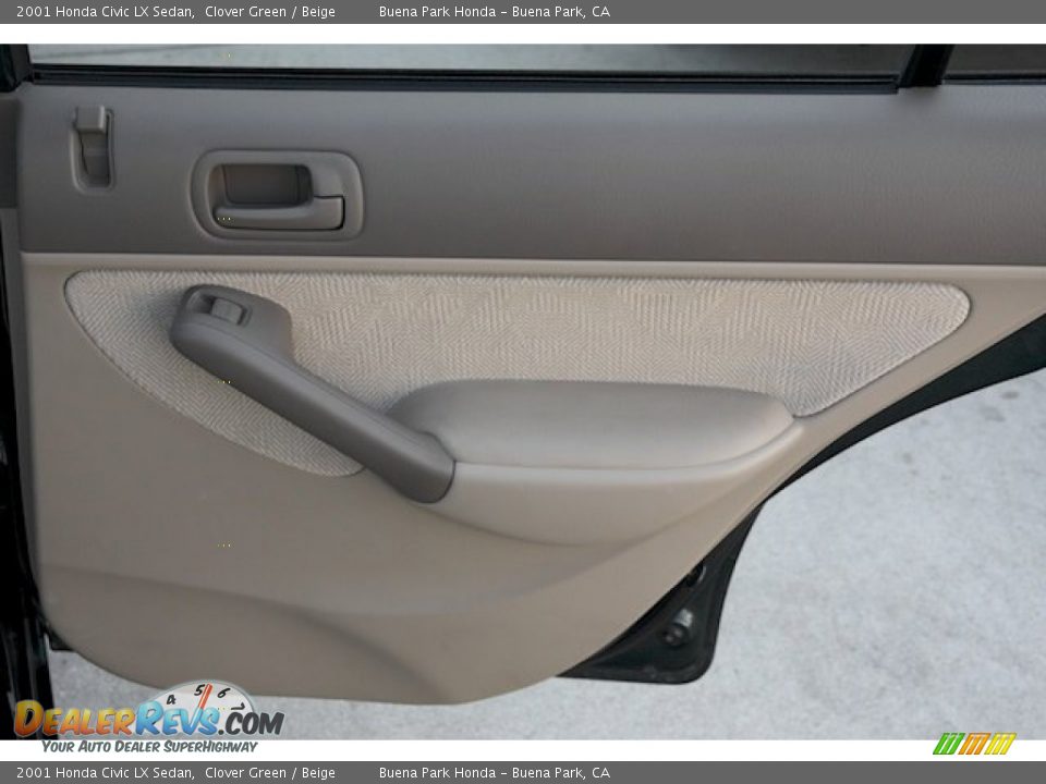 Door Panel of 2001 Honda Civic LX Sedan Photo #25