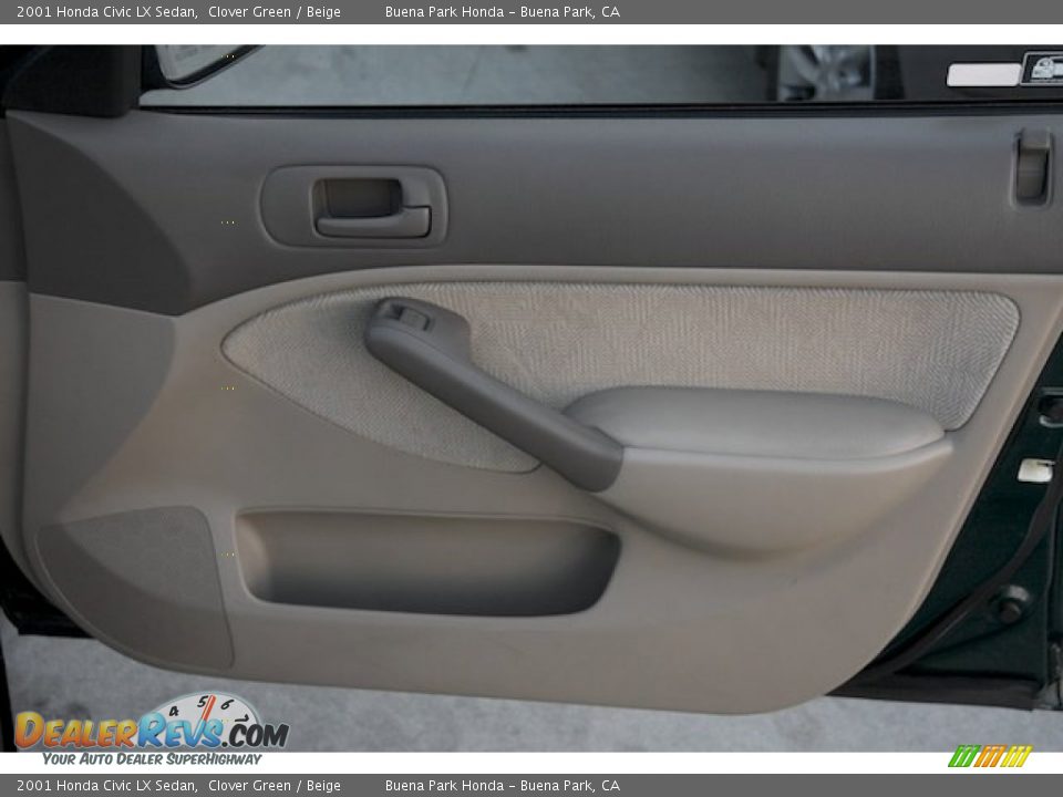 Door Panel of 2001 Honda Civic LX Sedan Photo #26