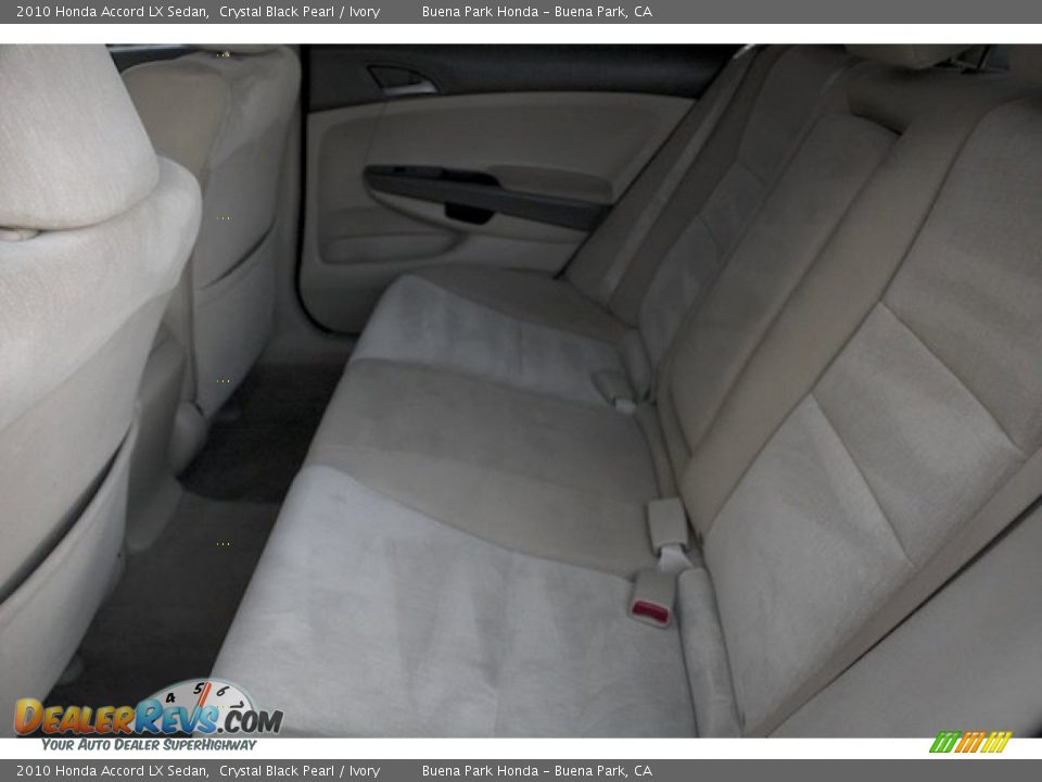2010 Honda Accord LX Sedan Crystal Black Pearl / Ivory Photo #4