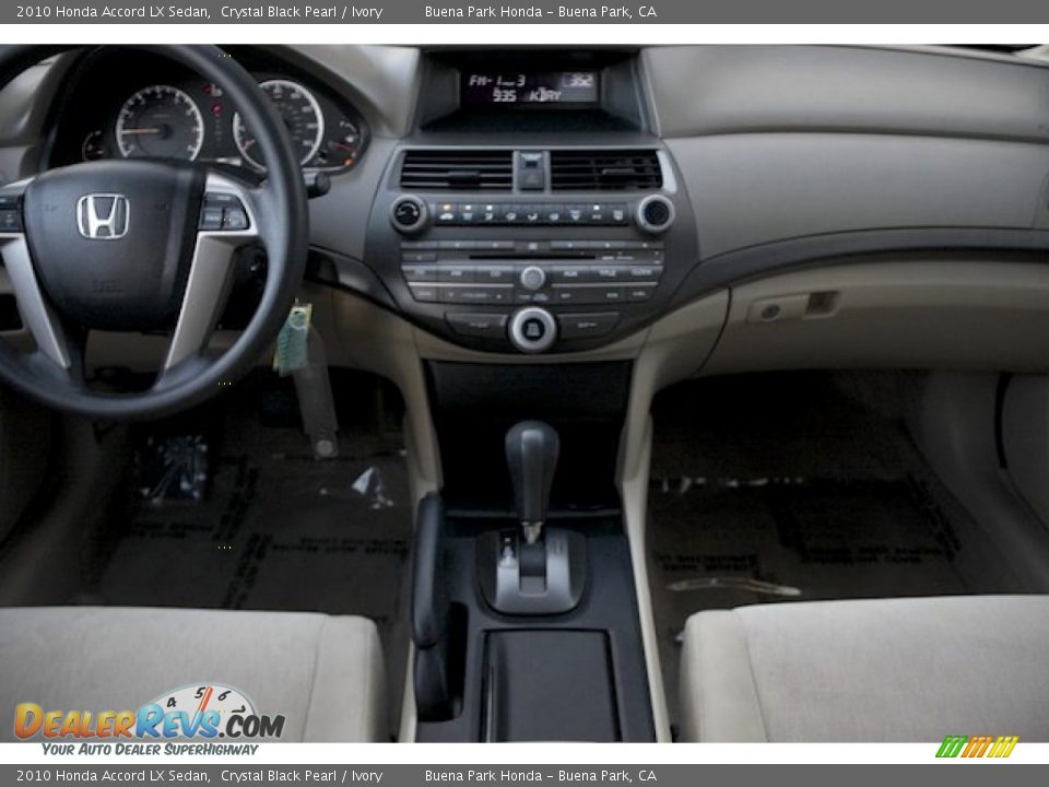 2010 Honda Accord LX Sedan Crystal Black Pearl / Ivory Photo #5