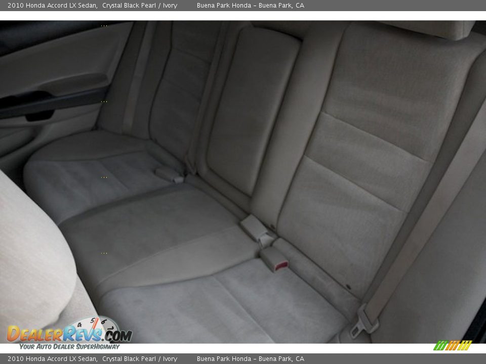 2010 Honda Accord LX Sedan Crystal Black Pearl / Ivory Photo #15