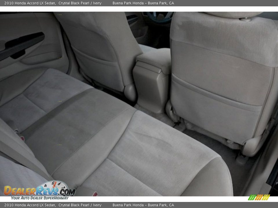 2010 Honda Accord LX Sedan Crystal Black Pearl / Ivory Photo #17