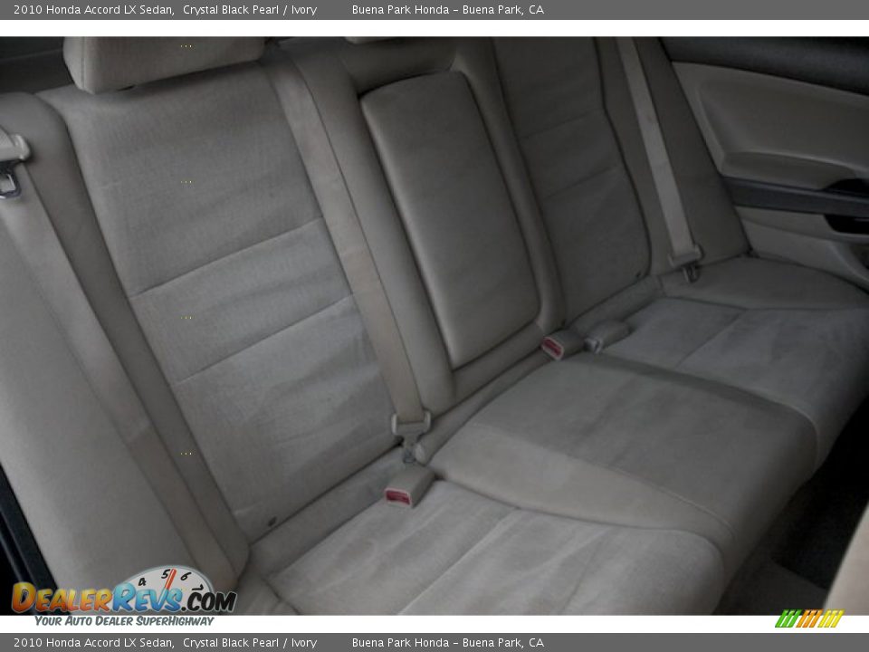 2010 Honda Accord LX Sedan Crystal Black Pearl / Ivory Photo #18