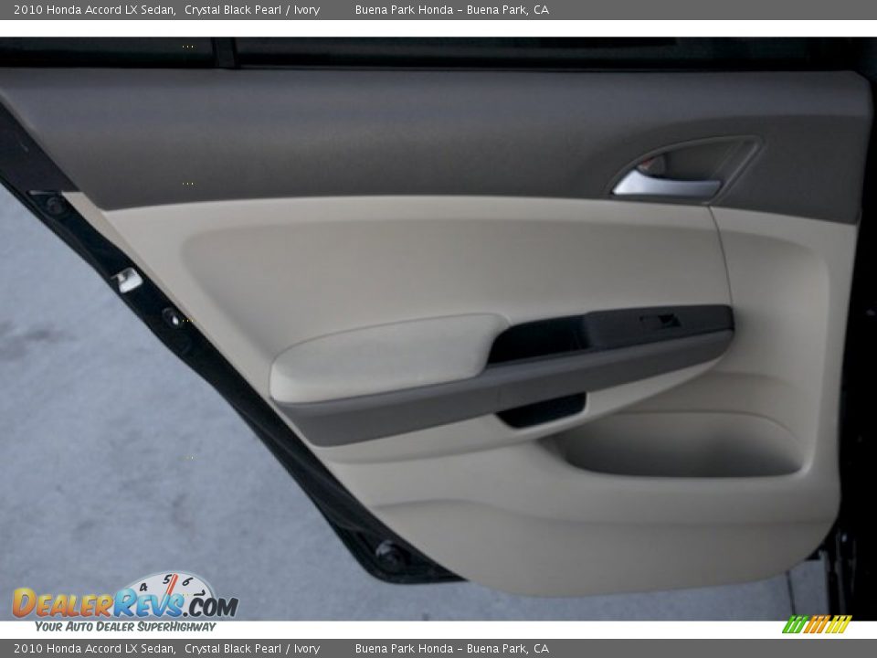 2010 Honda Accord LX Sedan Crystal Black Pearl / Ivory Photo #24