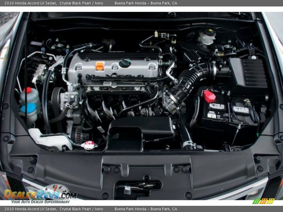 2010 Honda Accord LX Sedan Crystal Black Pearl / Ivory Photo #27