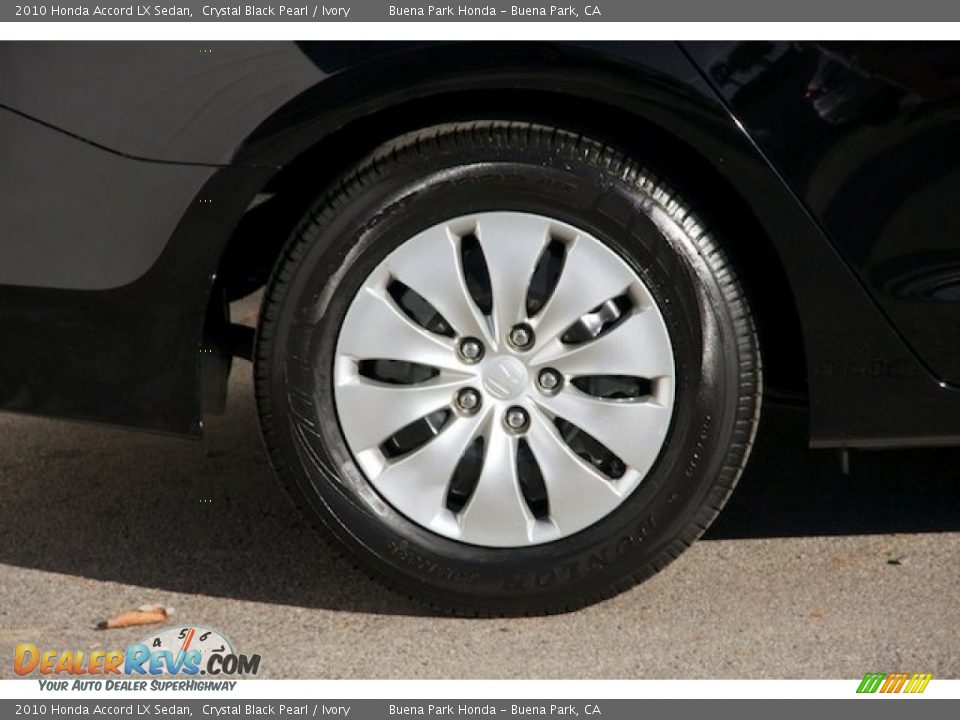2010 Honda Accord LX Sedan Crystal Black Pearl / Ivory Photo #30
