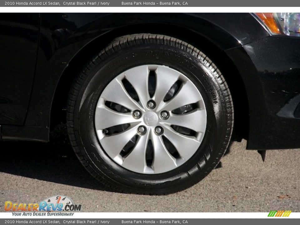 2010 Honda Accord LX Sedan Crystal Black Pearl / Ivory Photo #31
