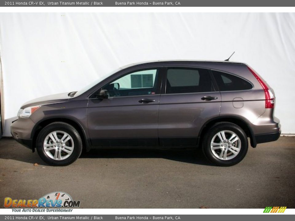 2011 Honda CR-V EX Urban Titanium Metallic / Black Photo #9