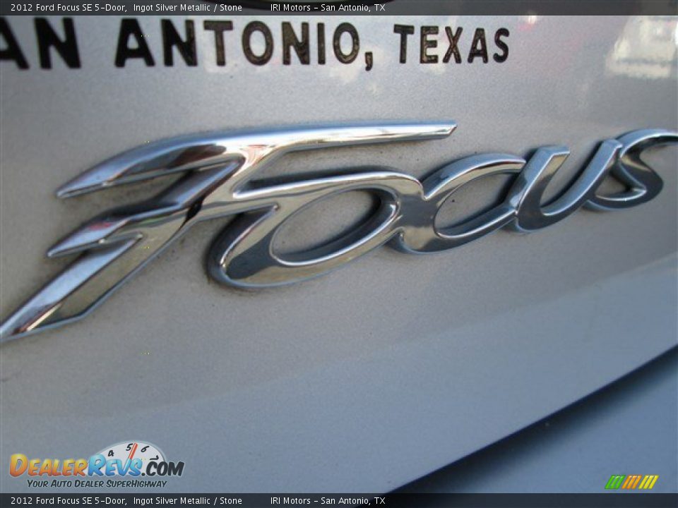 2012 Ford Focus SE 5-Door Ingot Silver Metallic / Stone Photo #6