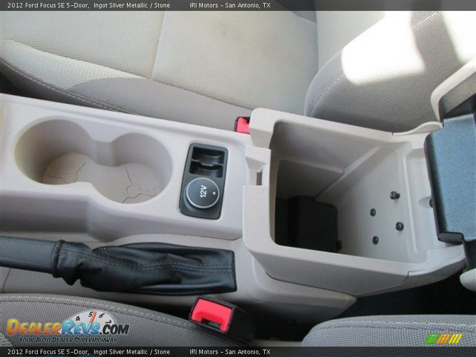 2012 Ford Focus SE 5-Door Ingot Silver Metallic / Stone Photo #15