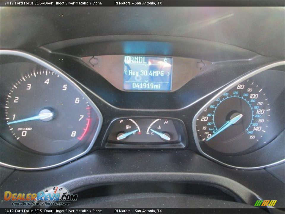 2012 Ford Focus SE 5-Door Ingot Silver Metallic / Stone Photo #17