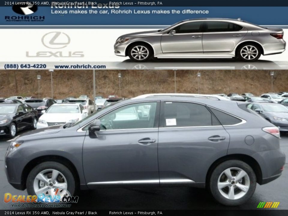 2014 Lexus RX 350 AWD Nebula Gray Pearl / Black Photo #1