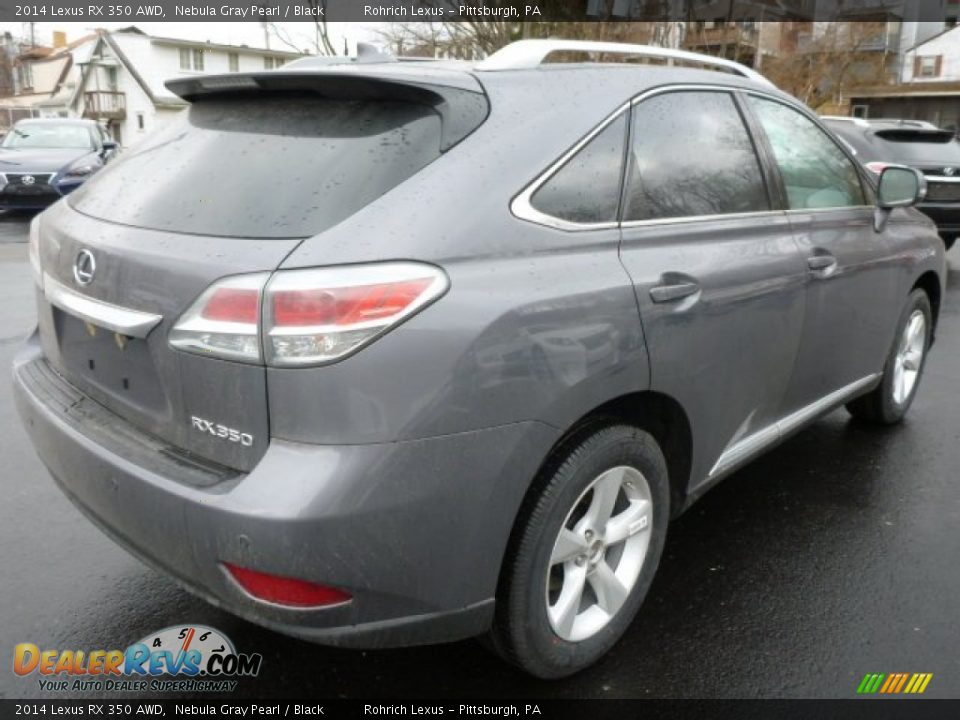 2014 Lexus RX 350 AWD Nebula Gray Pearl / Black Photo #4