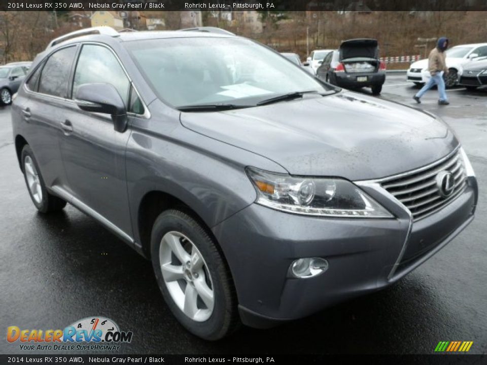 2014 Lexus RX 350 AWD Nebula Gray Pearl / Black Photo #6