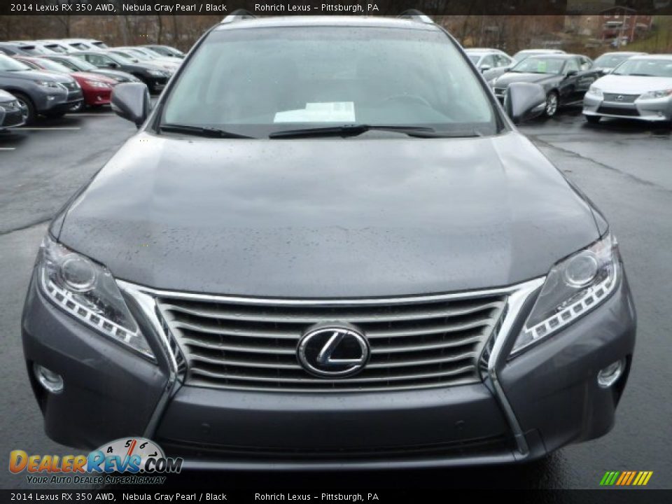 2014 Lexus RX 350 AWD Nebula Gray Pearl / Black Photo #7