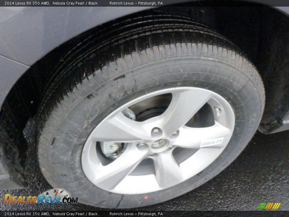2014 Lexus RX 350 AWD Nebula Gray Pearl / Black Photo #9