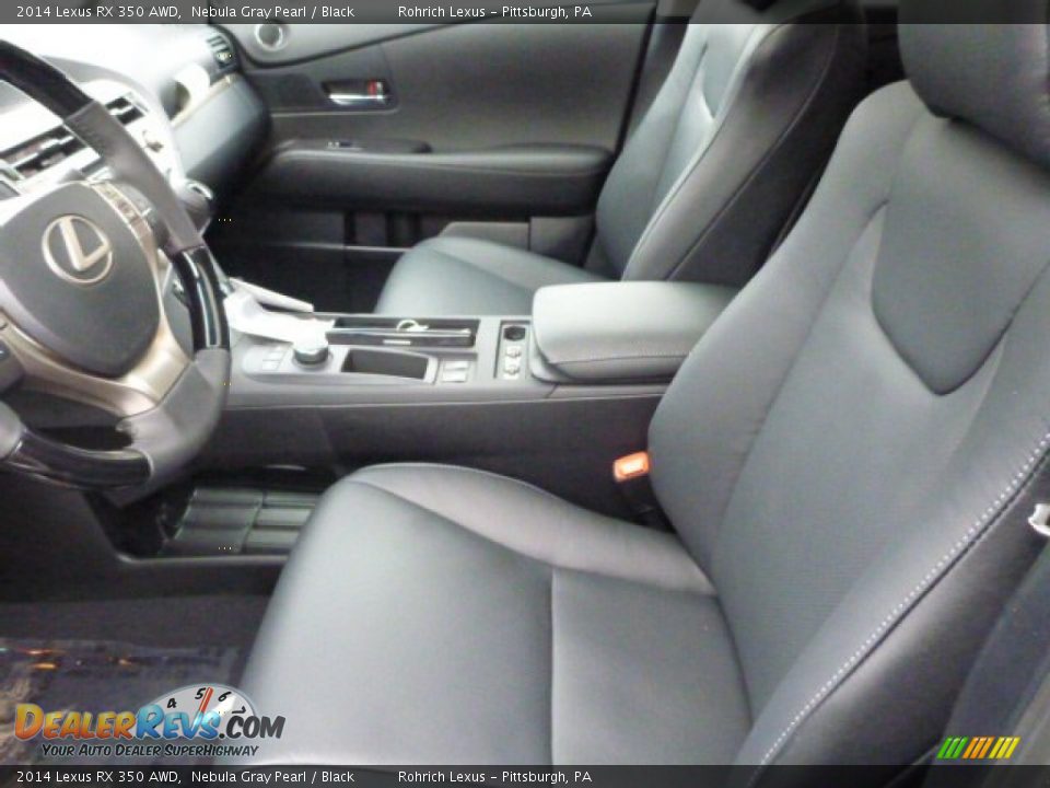 2014 Lexus RX 350 AWD Nebula Gray Pearl / Black Photo #10
