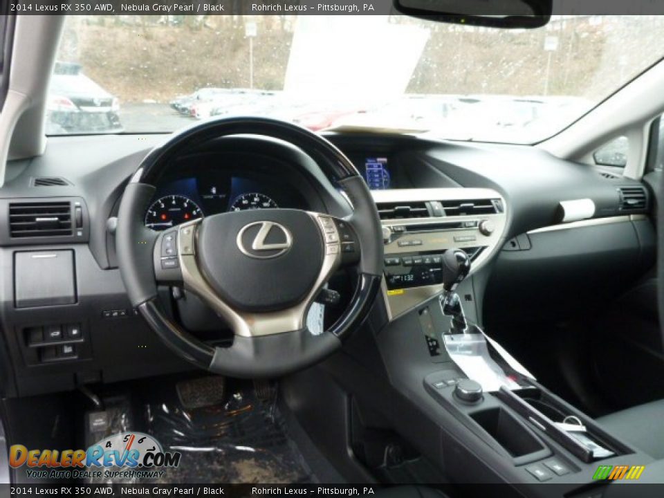 2014 Lexus RX 350 AWD Nebula Gray Pearl / Black Photo #12