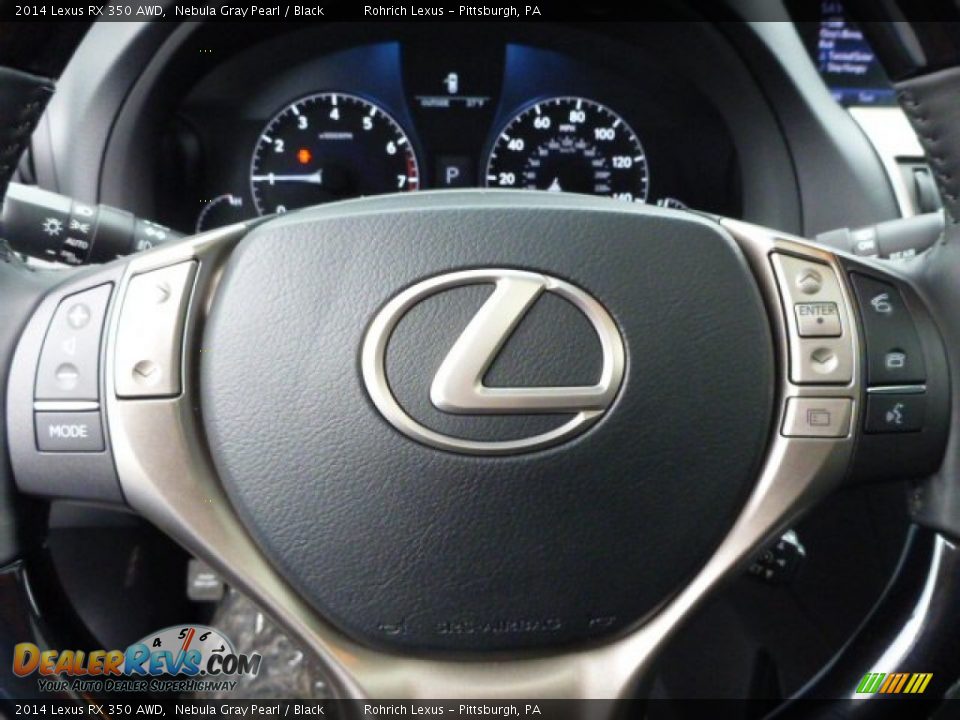 2014 Lexus RX 350 AWD Nebula Gray Pearl / Black Photo #16