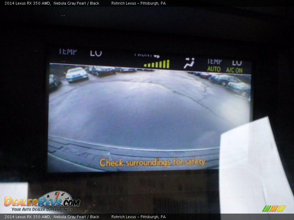 2014 Lexus RX 350 AWD Nebula Gray Pearl / Black Photo #17