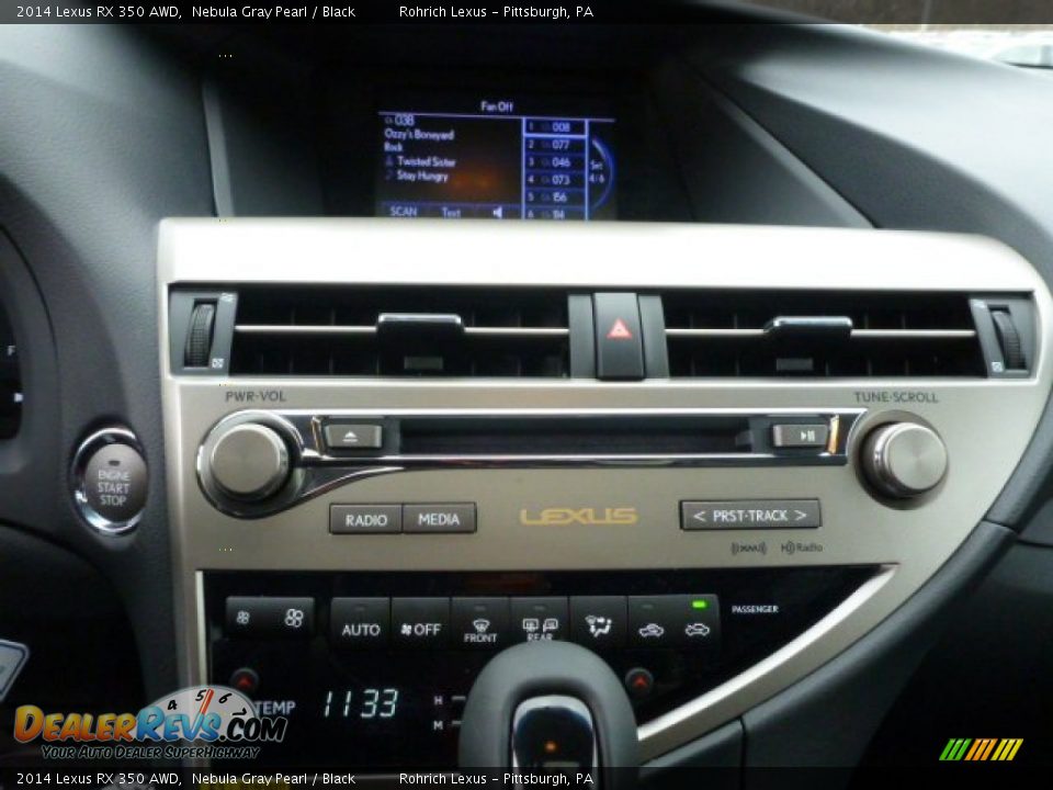 2014 Lexus RX 350 AWD Nebula Gray Pearl / Black Photo #18