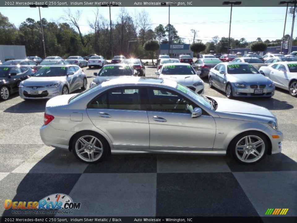2012 Mercedes-Benz C 250 Sport Iridium Silver Metallic / Black Photo #3