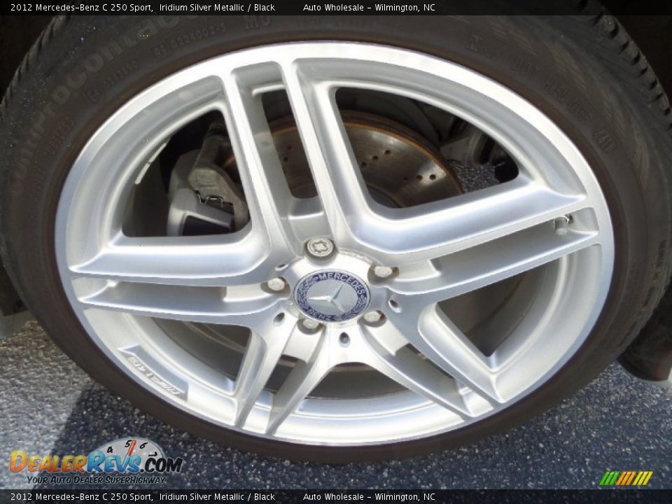 2012 Mercedes-Benz C 250 Sport Iridium Silver Metallic / Black Photo #7