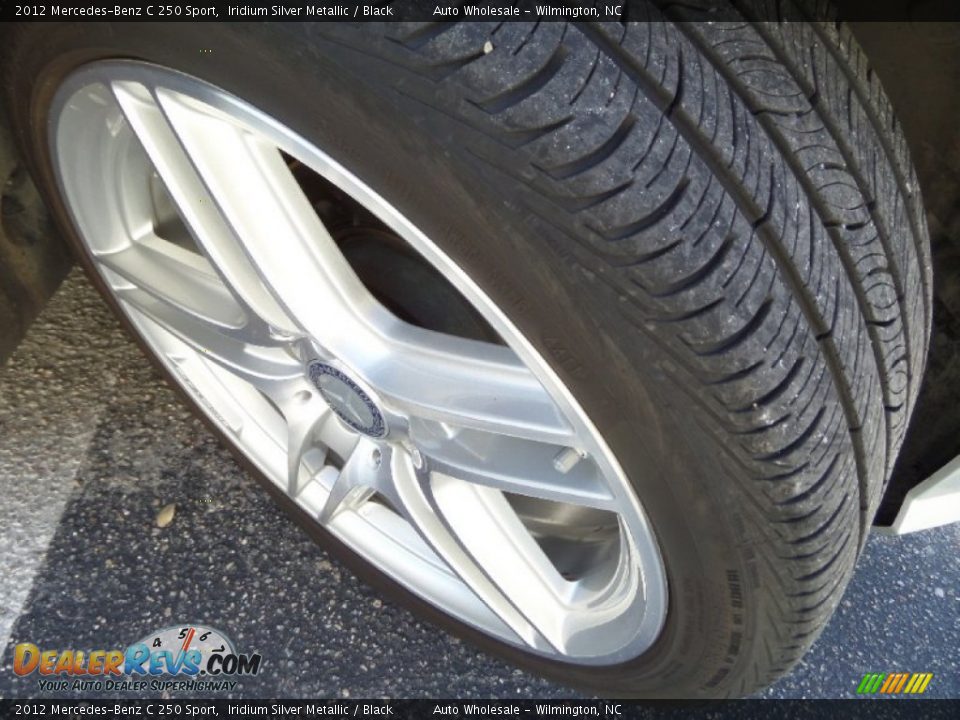 2012 Mercedes-Benz C 250 Sport Iridium Silver Metallic / Black Photo #8