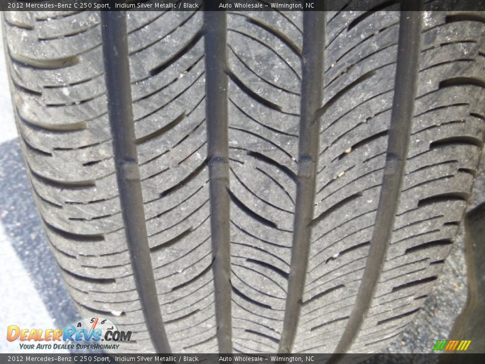 2012 Mercedes-Benz C 250 Sport Iridium Silver Metallic / Black Photo #9