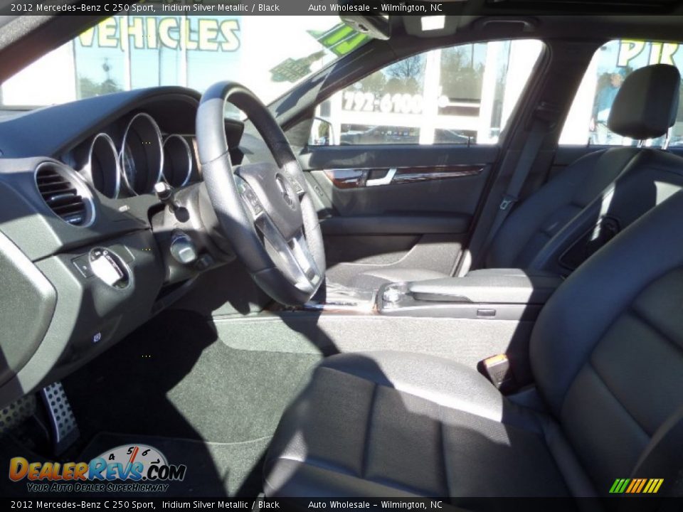 2012 Mercedes-Benz C 250 Sport Iridium Silver Metallic / Black Photo #10