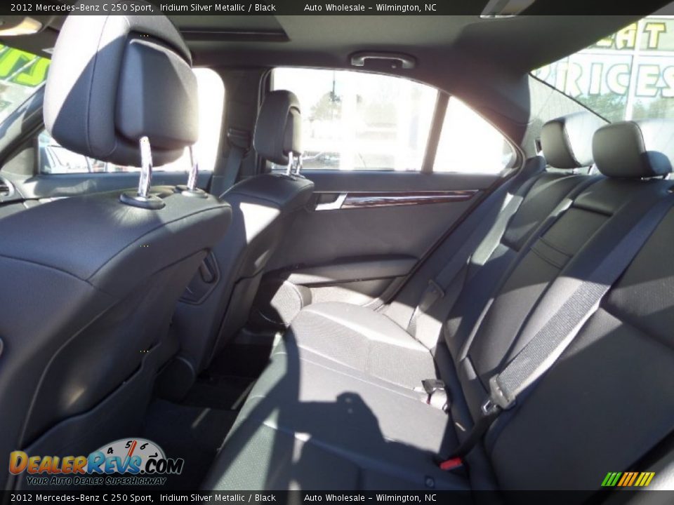 2012 Mercedes-Benz C 250 Sport Iridium Silver Metallic / Black Photo #12