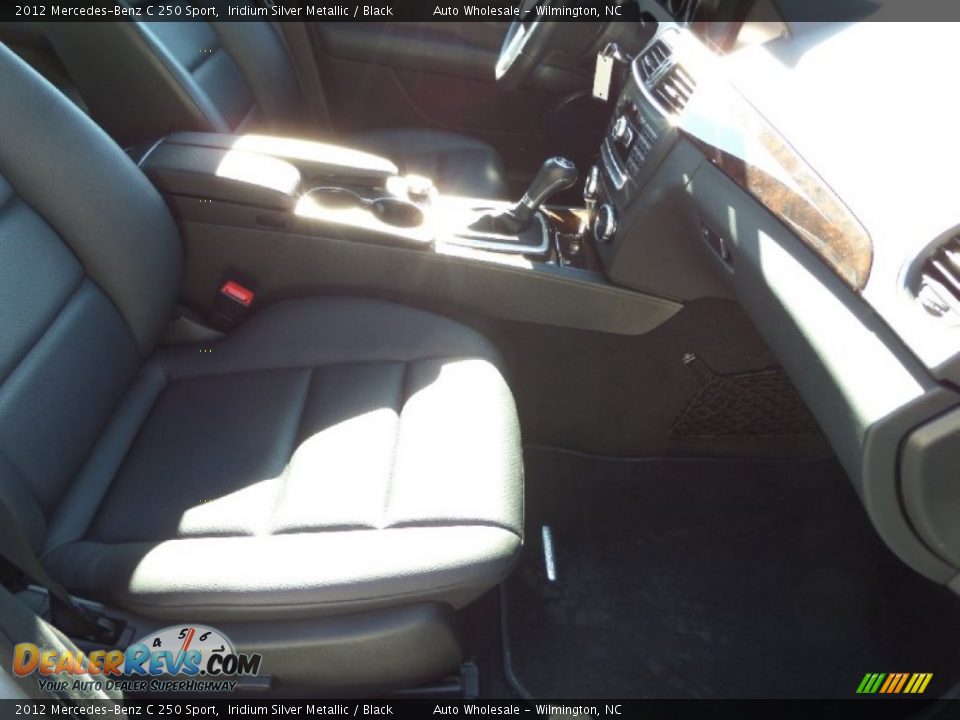 2012 Mercedes-Benz C 250 Sport Iridium Silver Metallic / Black Photo #13