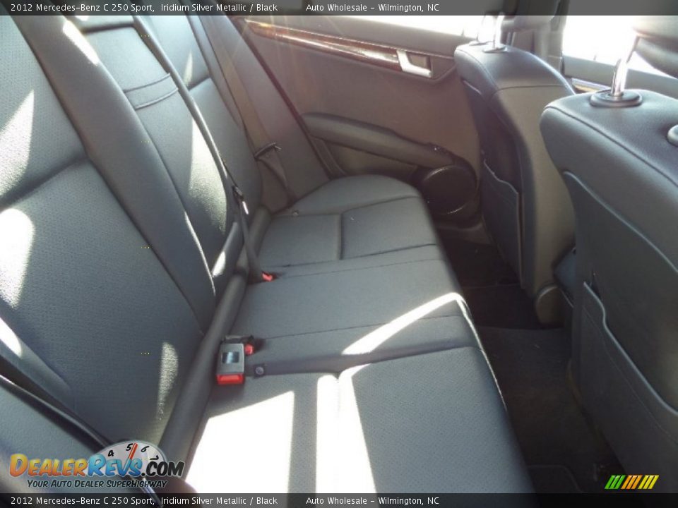 2012 Mercedes-Benz C 250 Sport Iridium Silver Metallic / Black Photo #14